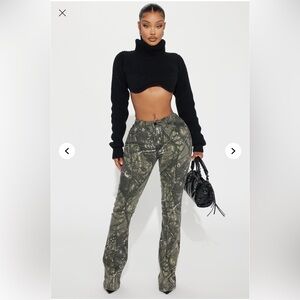 New Fashion Nova Camo Stretch Jeans